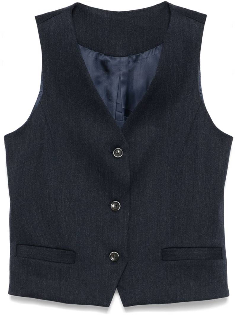 Nine In The Morning Agape gilet - Blue von Nine In The Morning