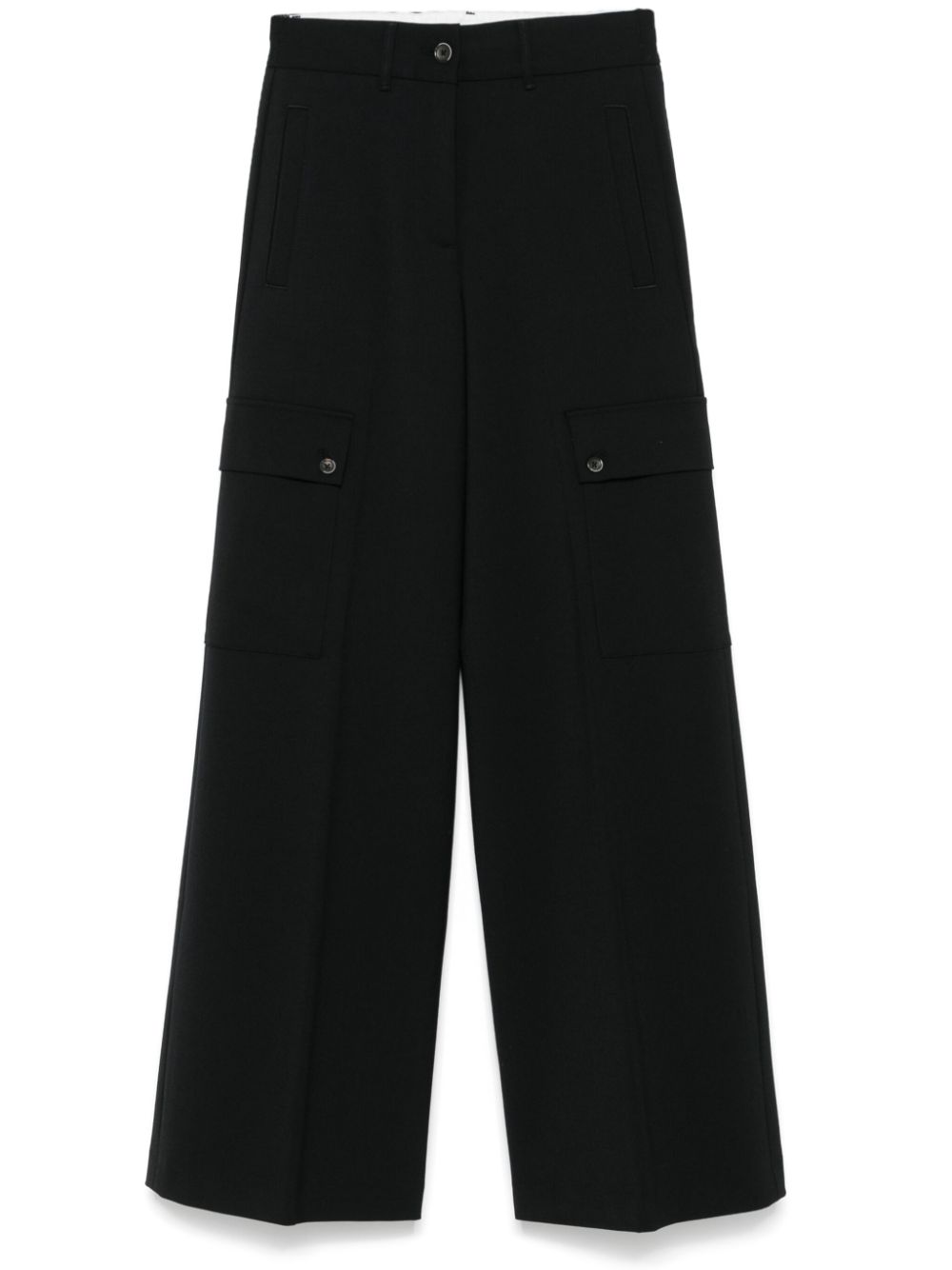 Nine In The Morning Violetta cargo trousers - Black von Nine In The Morning