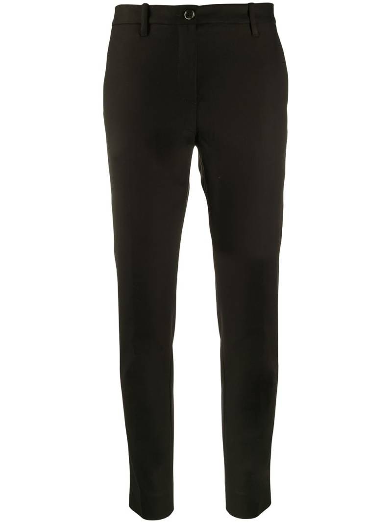 Nine In The Morning cropped slim fit trousers - Black von Nine In The Morning