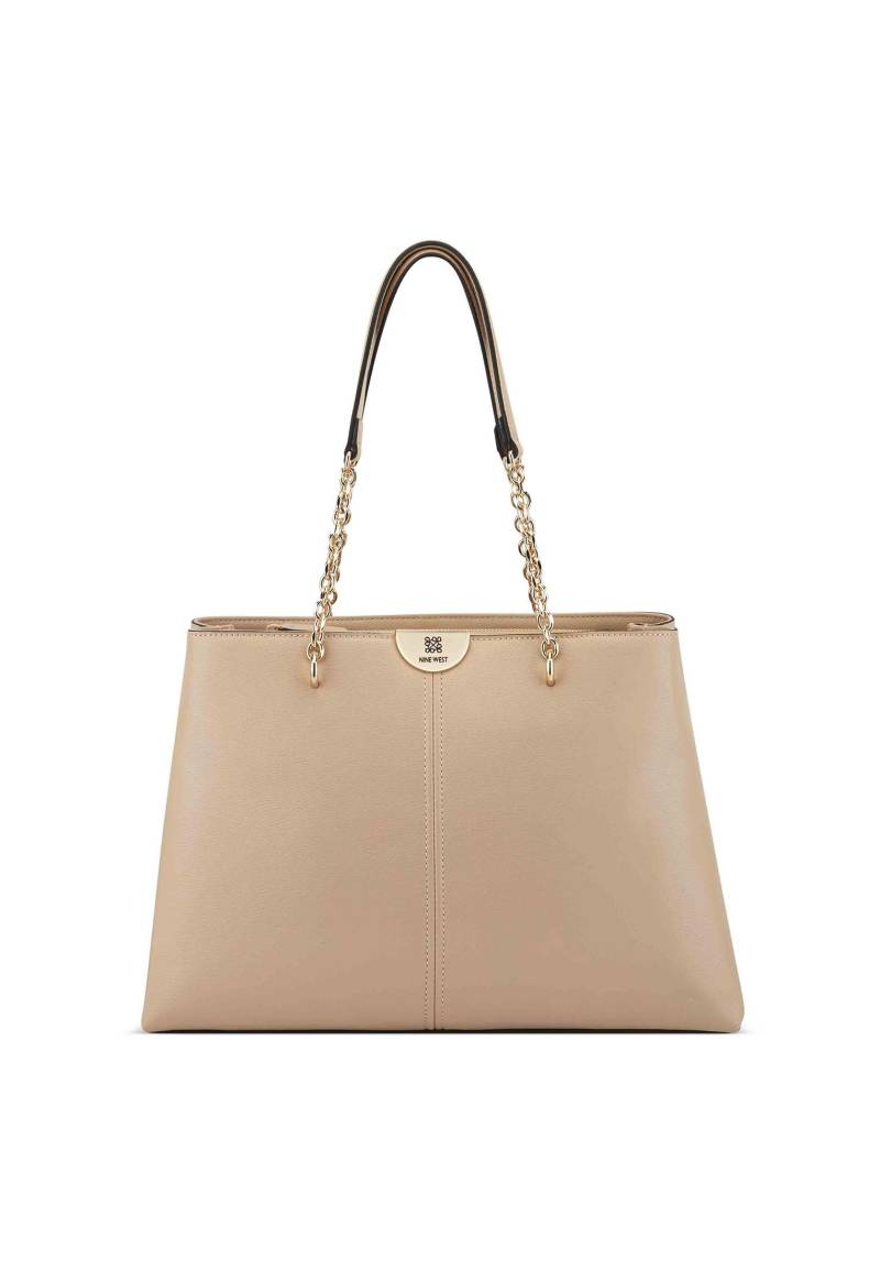 Keyse Jet Set Tote Handtasche Damen Beige ONE SIZE von Nine West