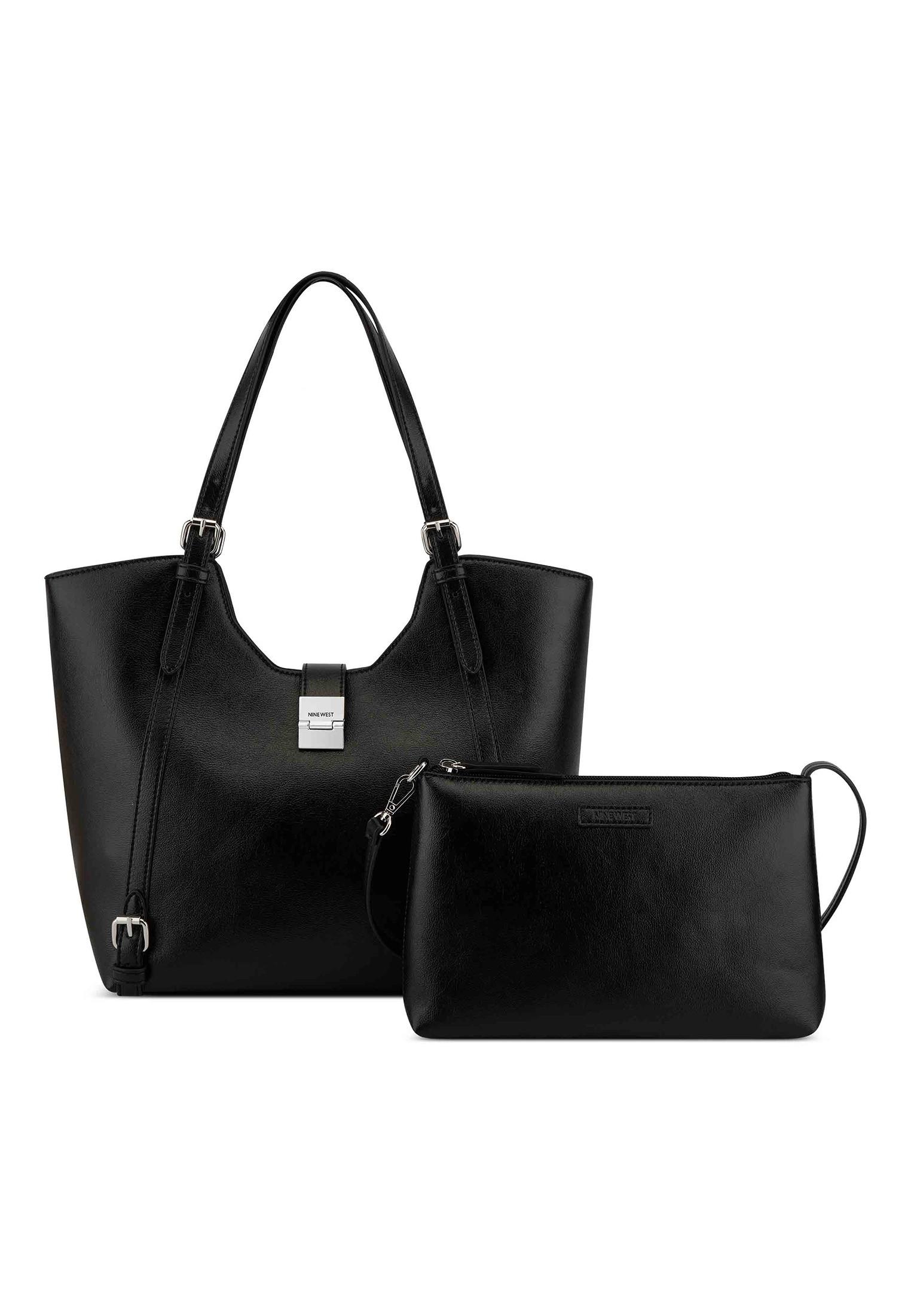 Leland Small 2 In 1 Tote Handtasche Damen Schwarz ONE SIZE von Nine West