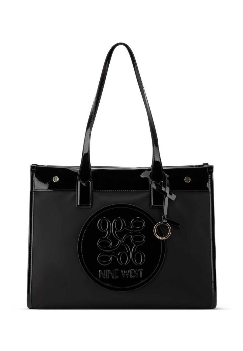 Nottingham Jet Set Tote Handtasche Damen Schwarz ONE SIZE von Nine West