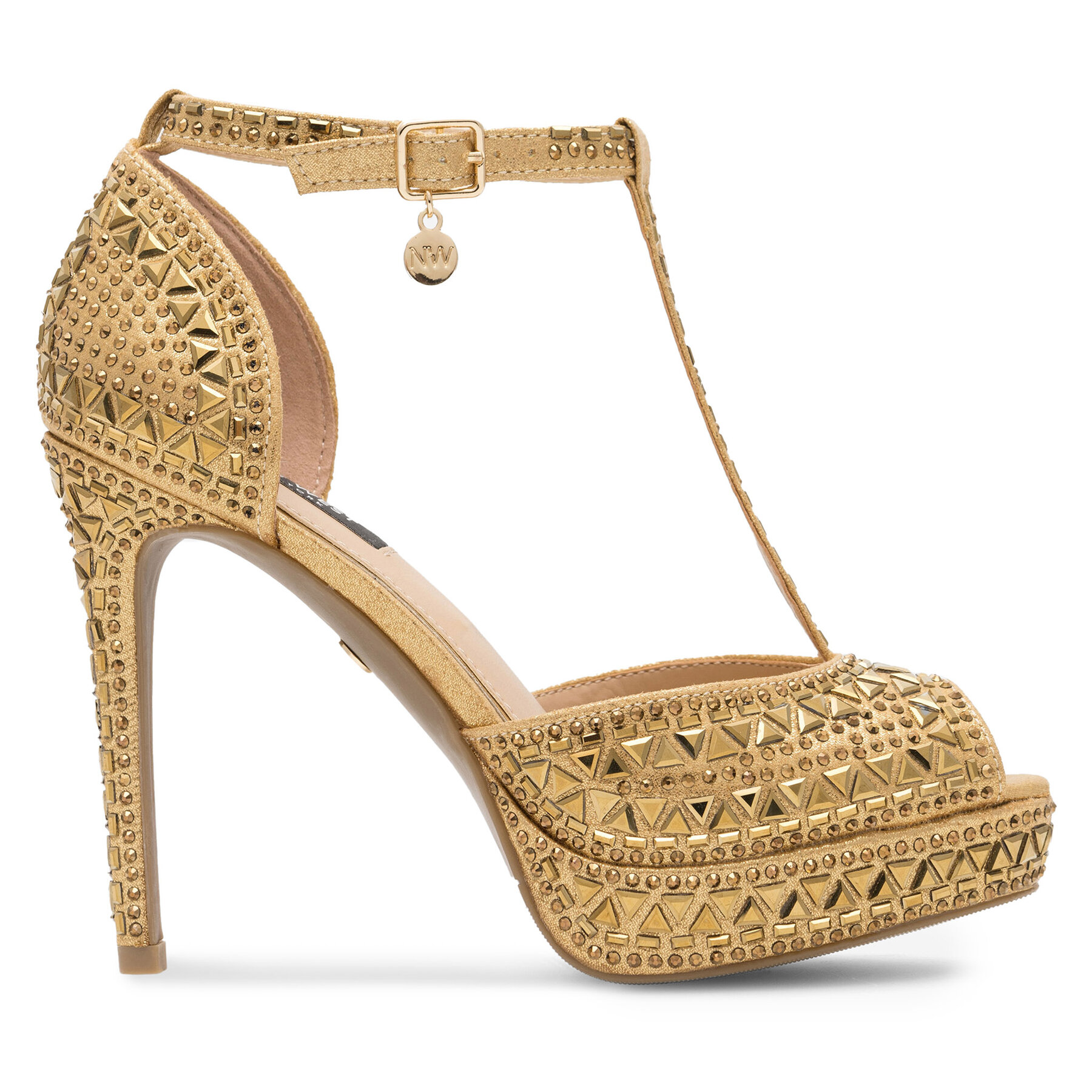Sandalen Nine West NISA SY015-1NW Goldfarben Sandalen Nine West NISA SY015-1NW Goldfarben von Nine West