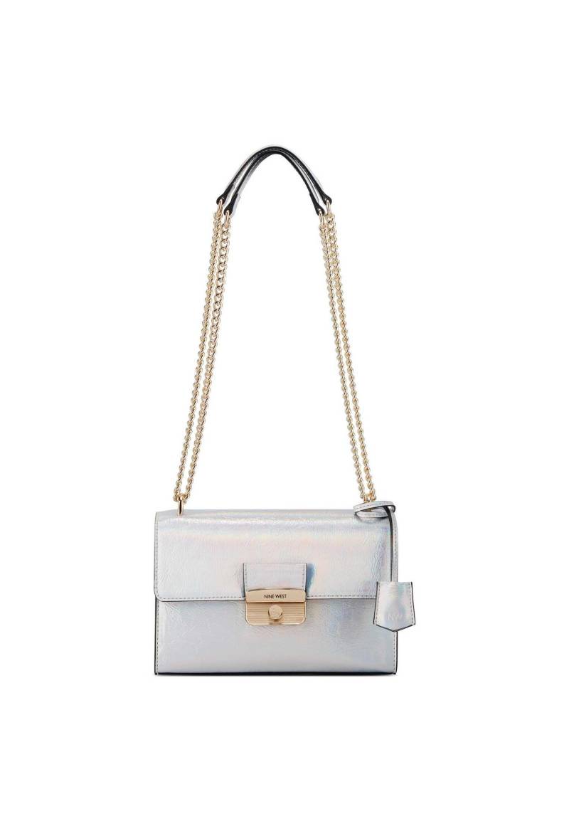 Thatcher Mini Convertible Flap Bag Damen Silber ONE SIZE von Nine West