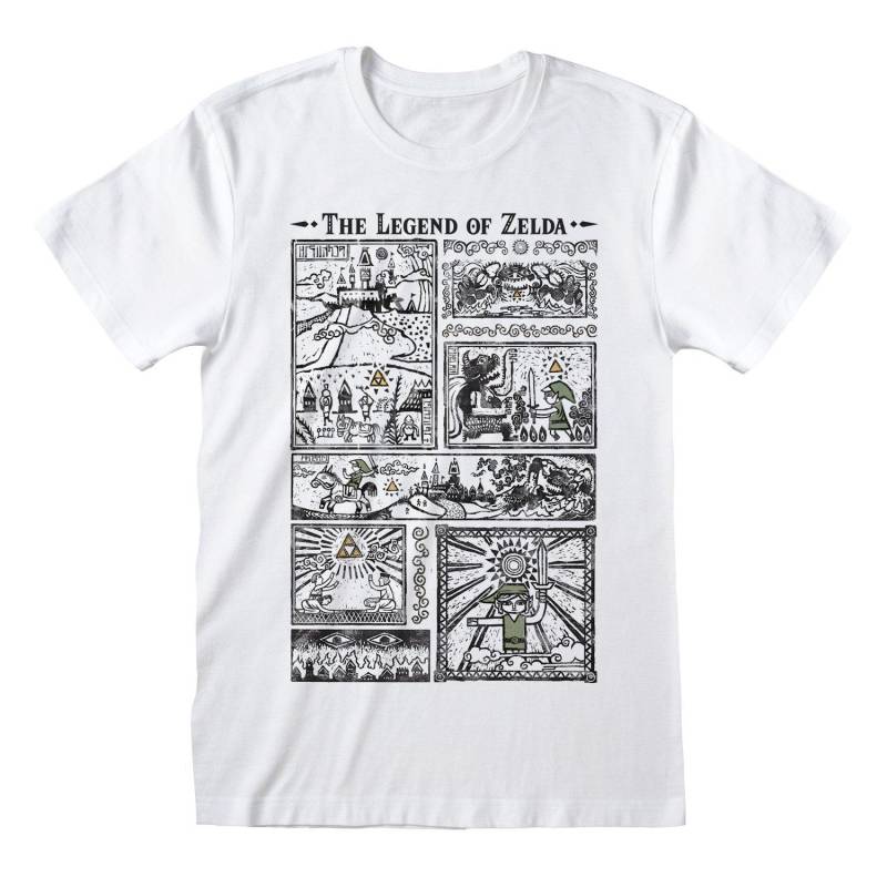 "drawings" Tshirt Damen Weiss L von Nintendo