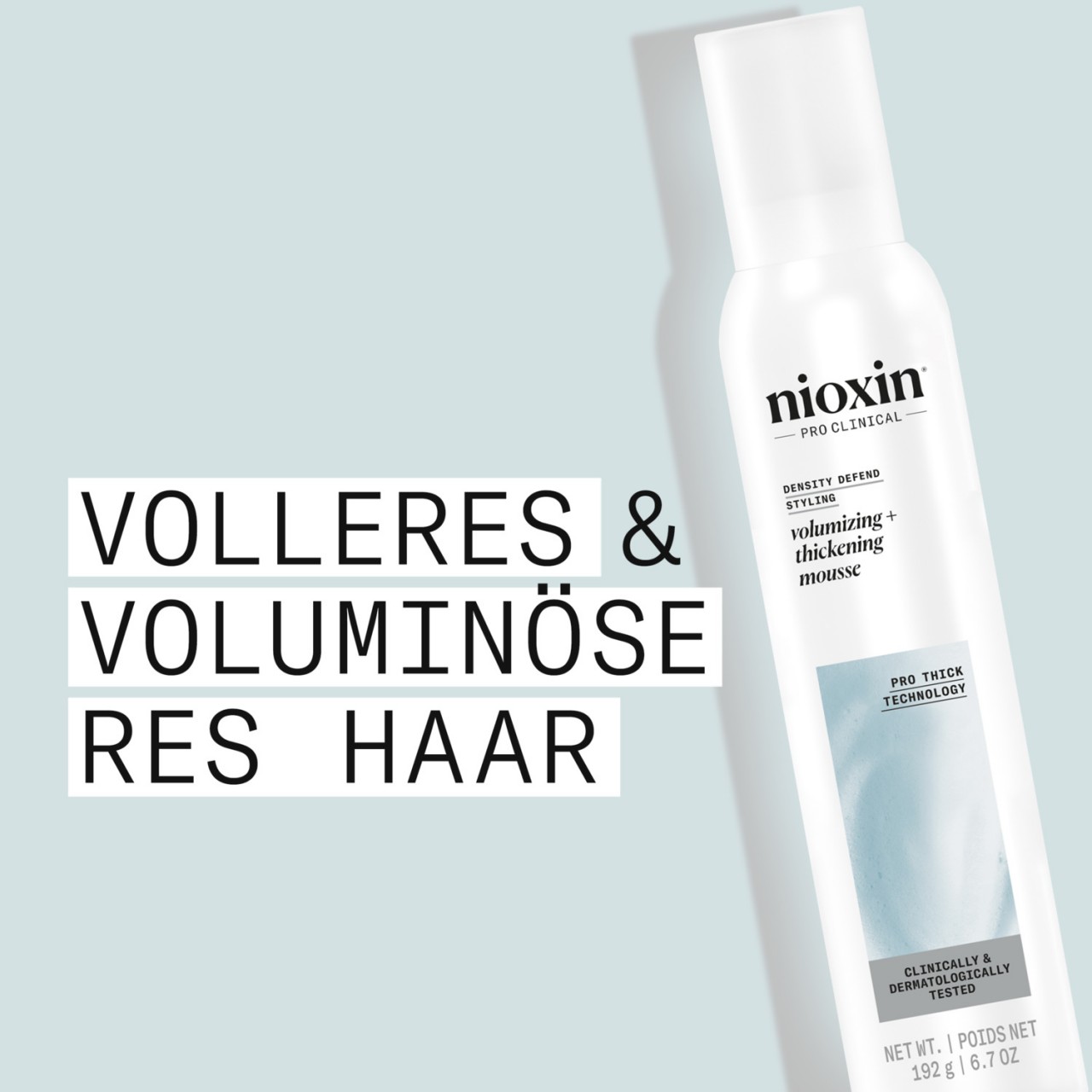 DENSITY DEFEND STYLING - Volumising Mousse von Nioxin