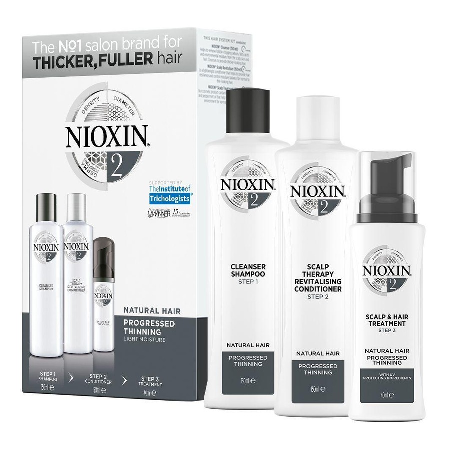 Nioxin System 2 Nioxin System 2 3-Stufen-System Starter-Set für naturbelassenes Haar haarshampoo 1.0 pieces von Nioxin