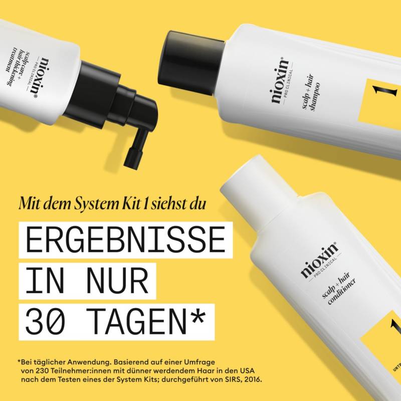 SYSTEM 1 - Scalp + Hair System 1 Treatment von Nioxin