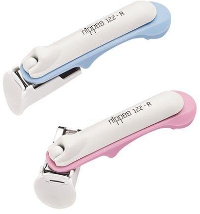 Baby-sicherheitsnagelknipser, Vernickelt, Assortiert Blau Und Rosa, 7 Cm Damen Antikes Silber 1 pezzo von Nippes