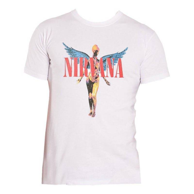 Angelic Tshirt Damen Weiss M von Nirvana