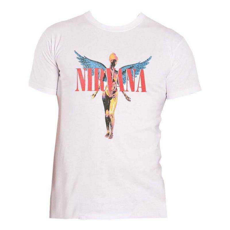 Nirvana - Angelic TShirt, für Damen, Weiss, Größe XL von Nirvana