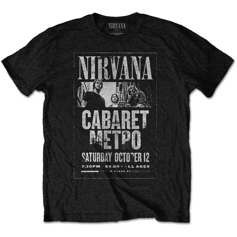 Cabaret Metro Tshirt Damen Schwarz XXL von Nirvana