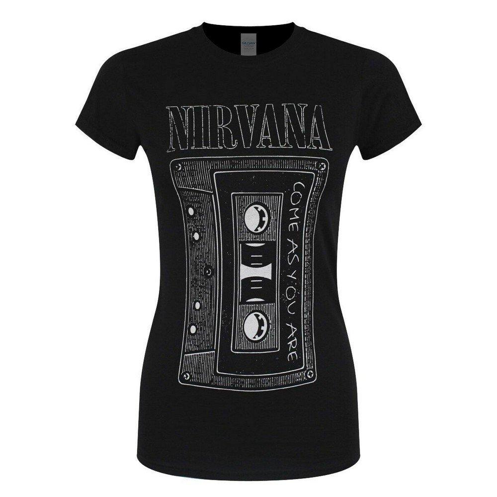 Come As You Are Tshirt Damen Schwarz L von Nirvana