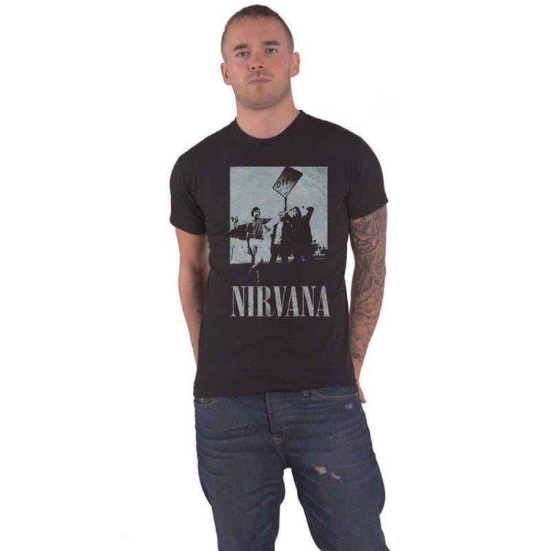 Dips Tshirt Damen Schwarz XXL von Nirvana