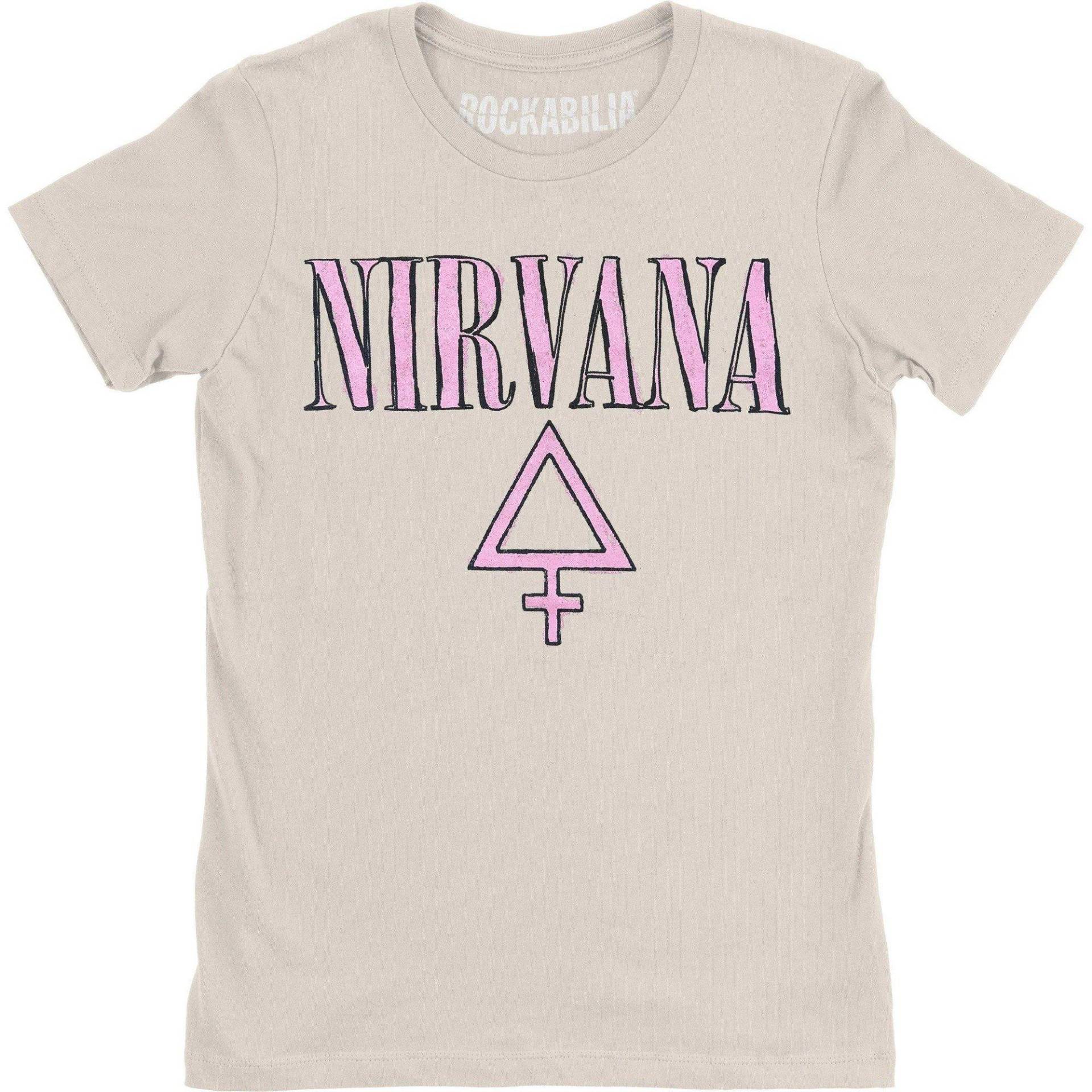 Nirvana - Femme TShirt, für Damen, Weiss, Größe M von Nirvana