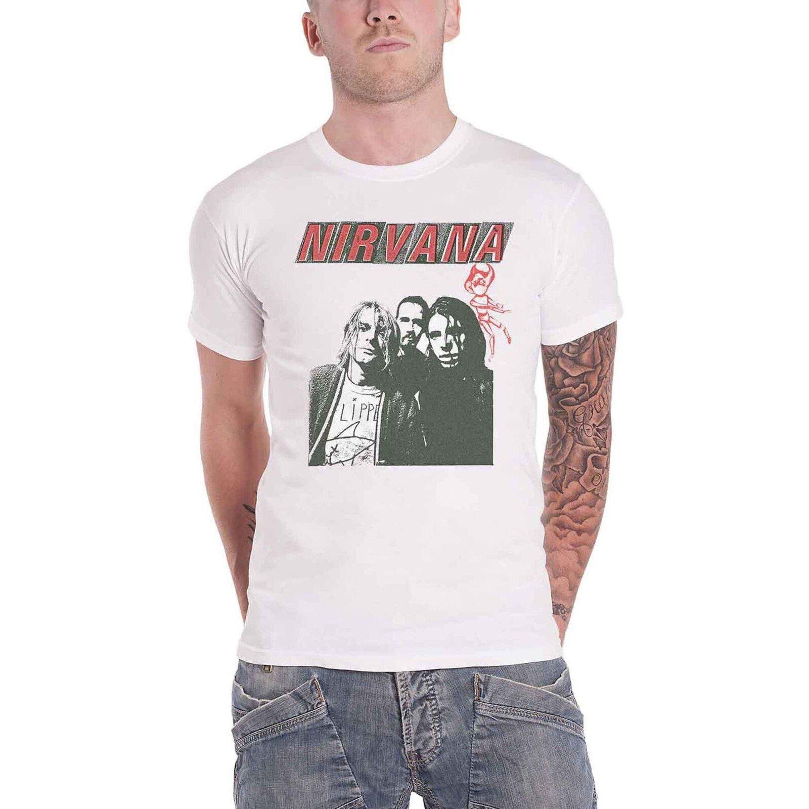 Nirvana - Flipper TShirt, für Damen, Weiss, Größe XXL von Nirvana