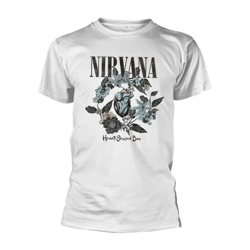 Nirvana - Heart Shaped Box TShirt, für Damen, Weiss, Größe XXL von Nirvana