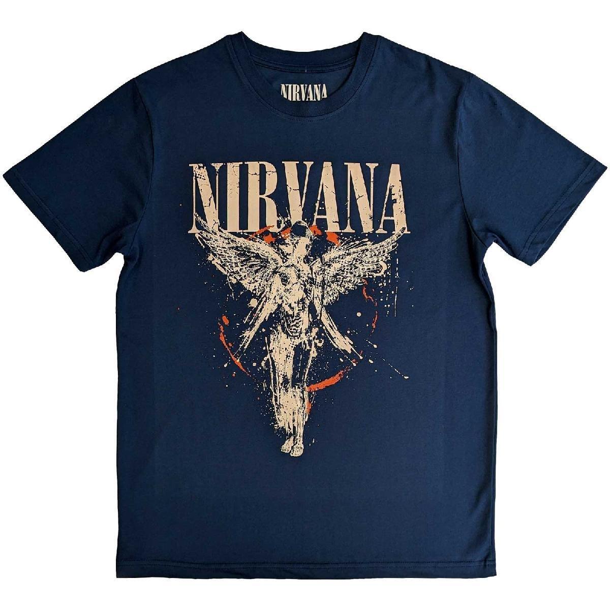 In Utero Tshirt Damen Blau XL von Nirvana