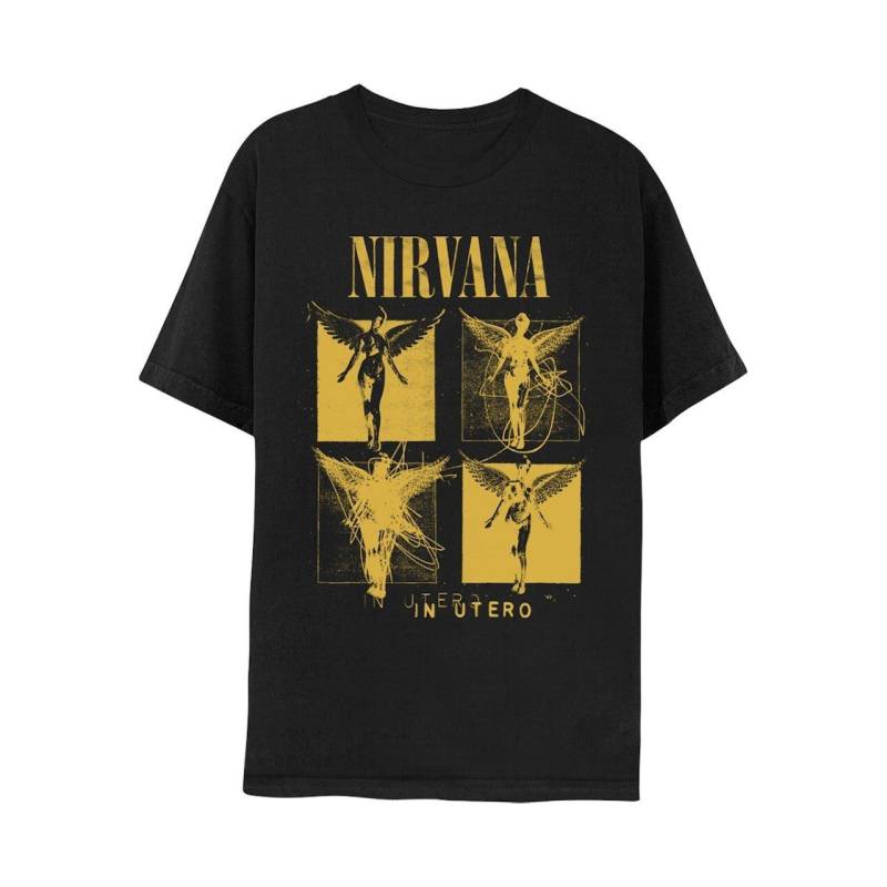 In Utero Tshirt Damen Schwarz M von Nirvana