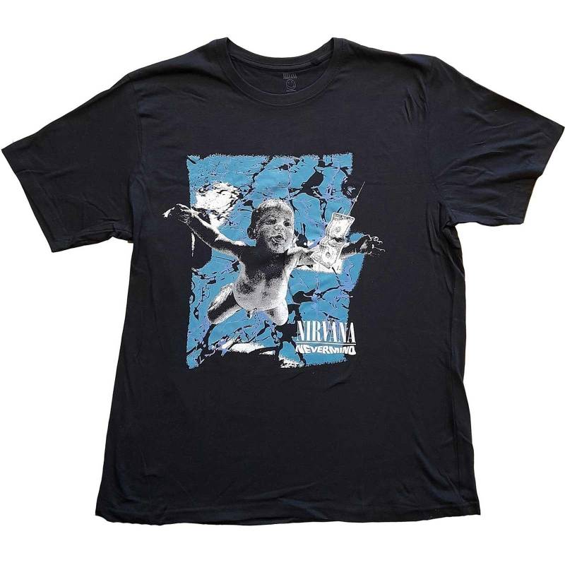 Nirvana - Nevermind TShirt, für Damen, Schwarz, Größe M von Nirvana