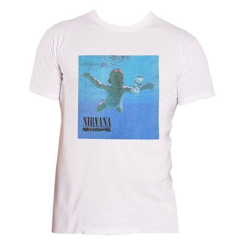 Nevermind Tshirt Damen Weiss M von Nirvana