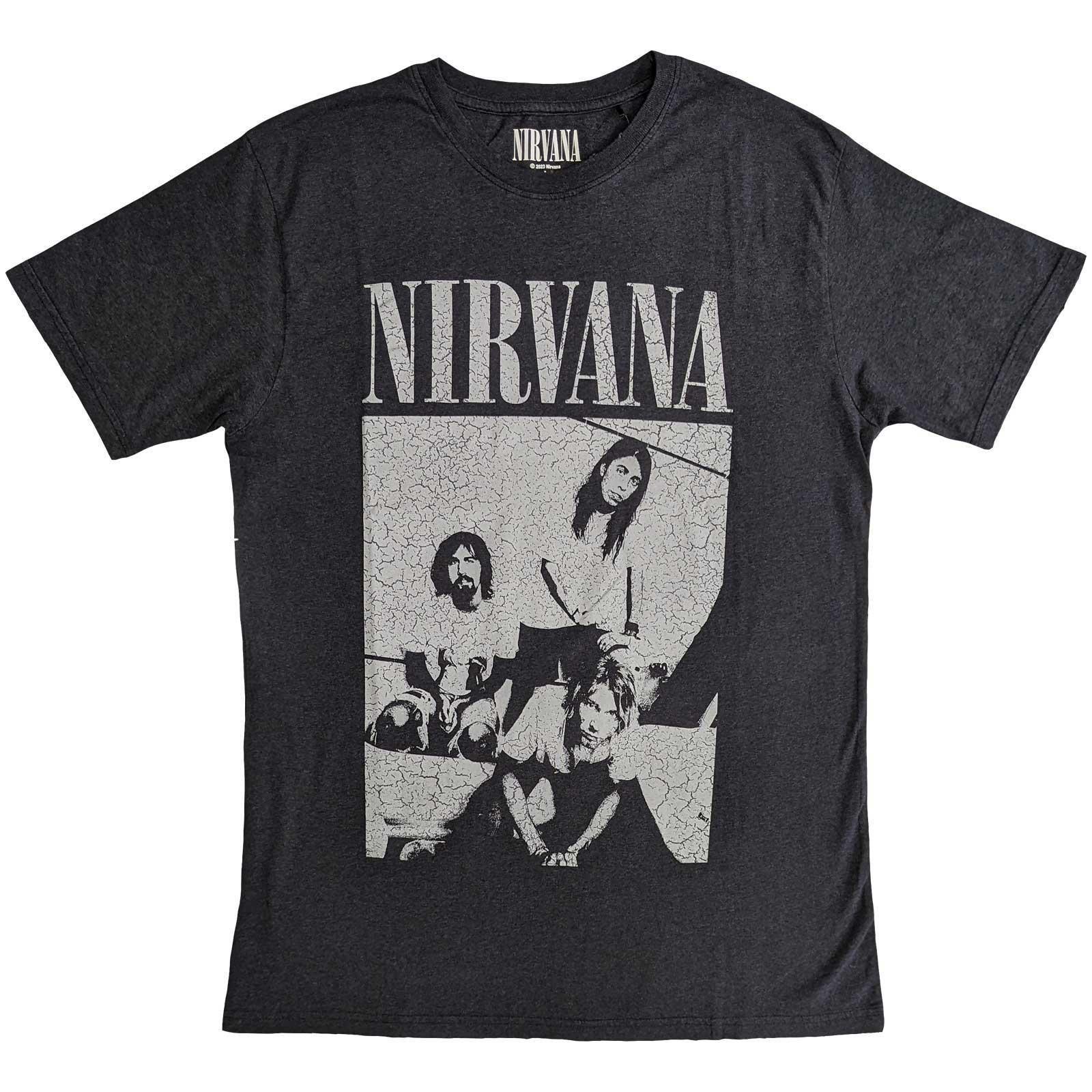 Sitting Tshirt Damen Schwarz S von Nirvana