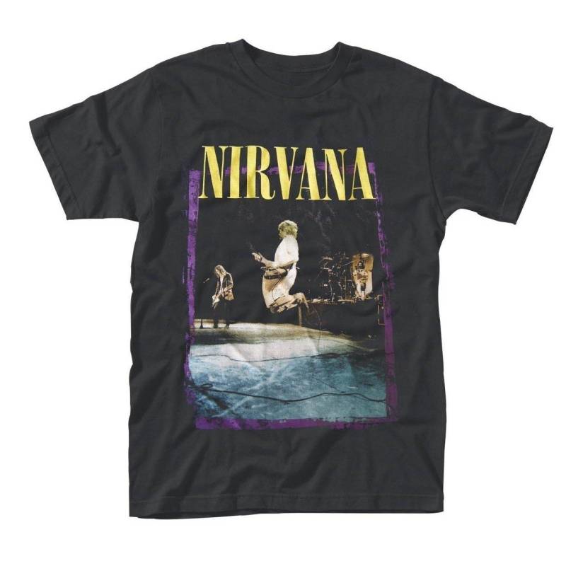 Stage Jump Tshirt Damen Schwarz M von Nirvana