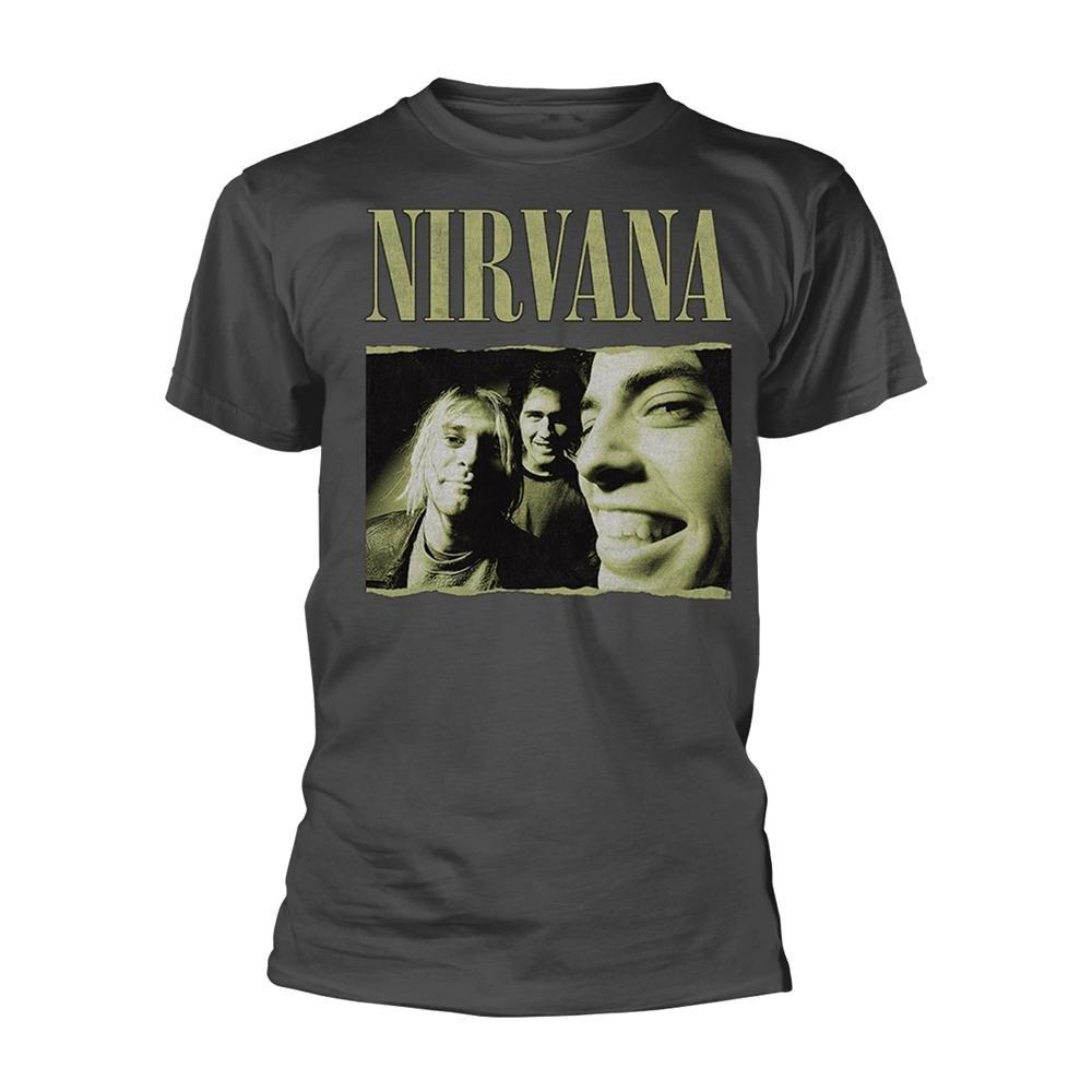Torn Edge Tshirt Damen Grau XXL von Nirvana