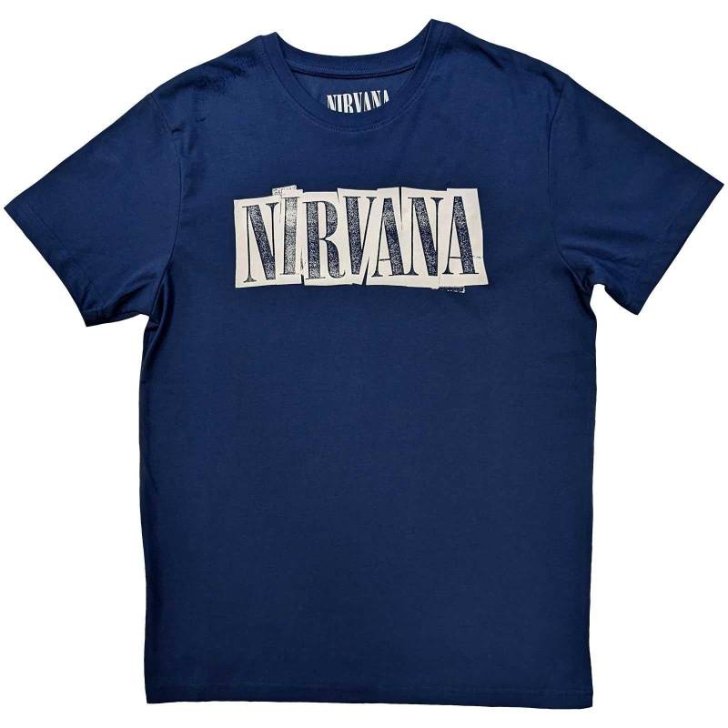 Nirvana - TShirt, für Damen, Blau Denim, Größe XL von Nirvana