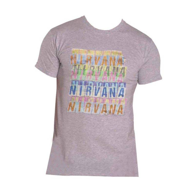 Tshirt Damen Grau S von Nirvana