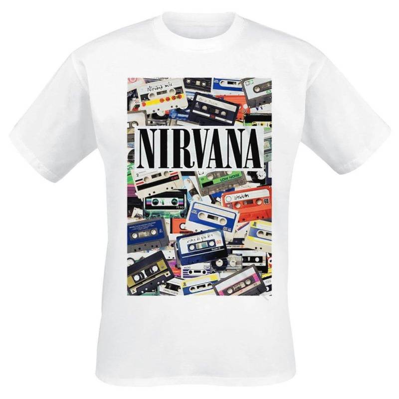 Tshirt Damen Weiss XXL von Nirvana