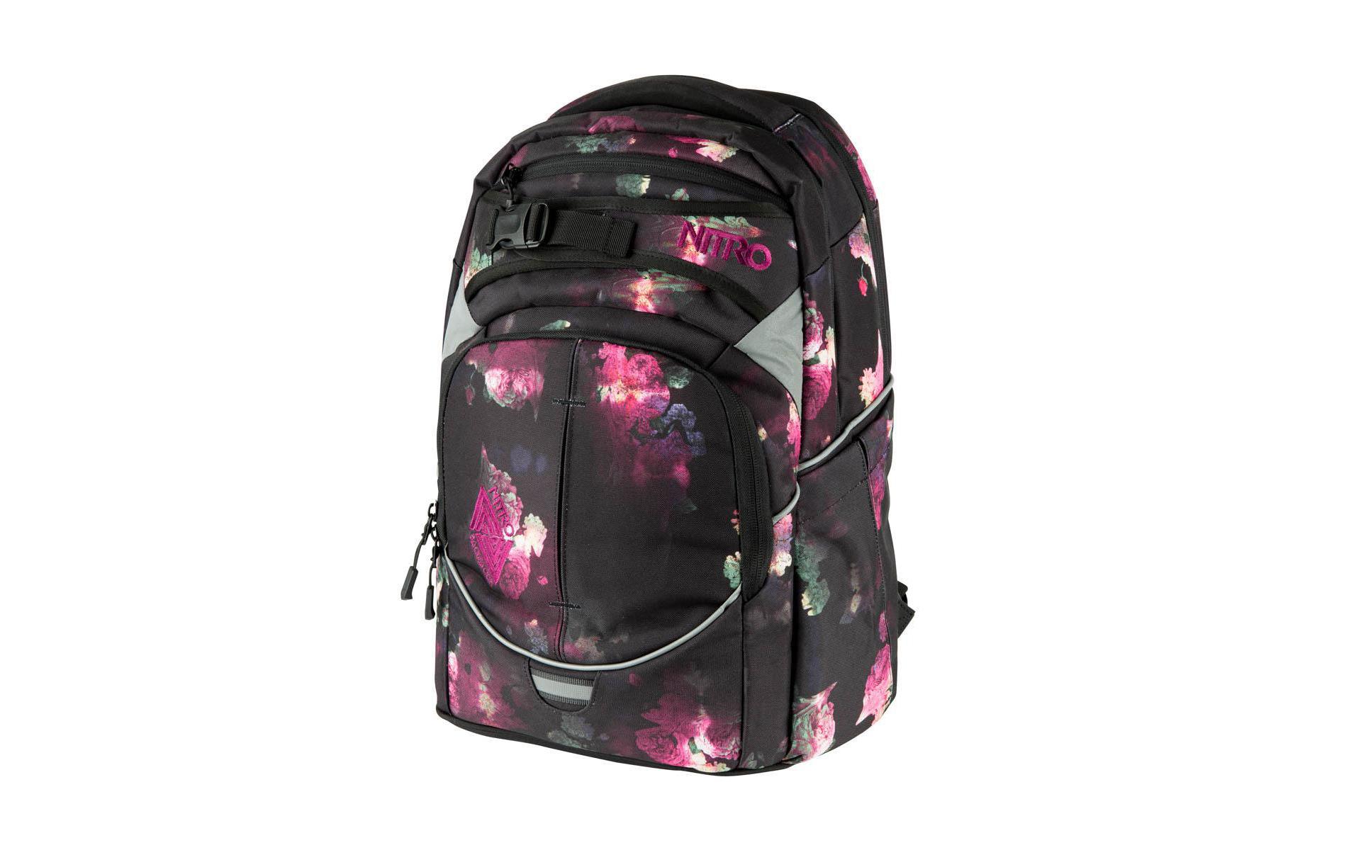 NITRO Schulrucksack »Superhero Black Rose«