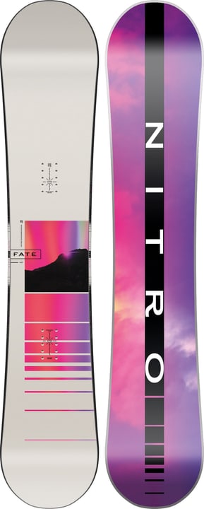 Nitro Fate inkl. Ivy (S/M) All Mountain Snowboard inkl. Bindung hellgrau von Nitro