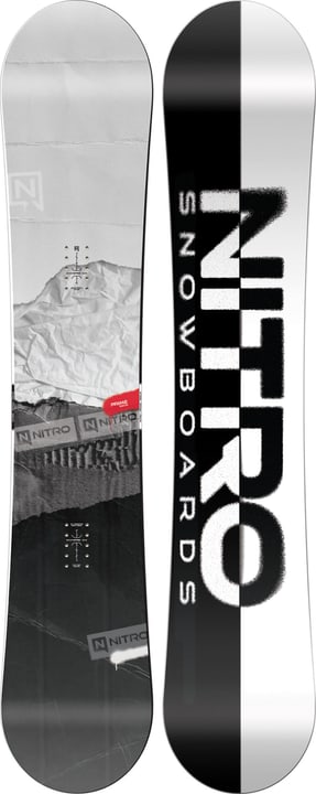 Nitro Prime RAW inkl. Staxx (L) All Mountain Snowboard inkl. Bindung hellgrau von Nitro