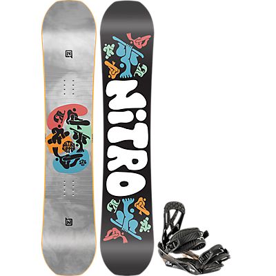 Ripper 126 cm Kinder Snowboard Set 24/25 von Nitro