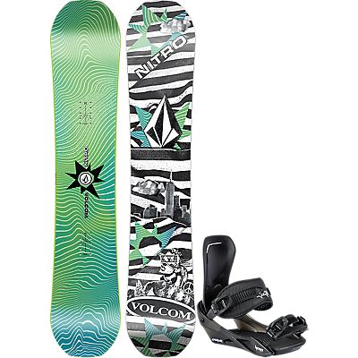 Ripper x Volcom Kinder Snowboard Set 24/25 von Nitro