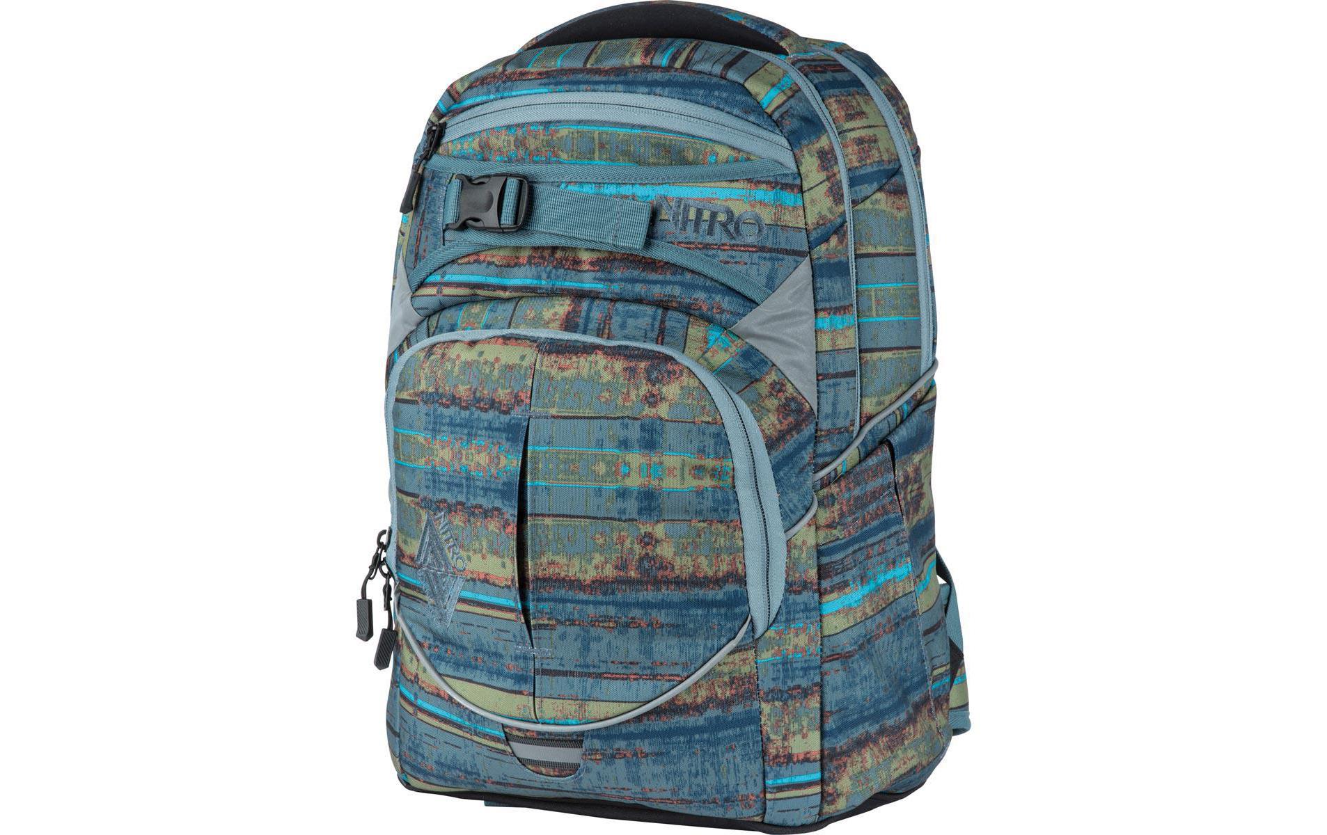 NITRO Schulrucksack »Superhero Frequency Blue«, Reflektoren von Nitro