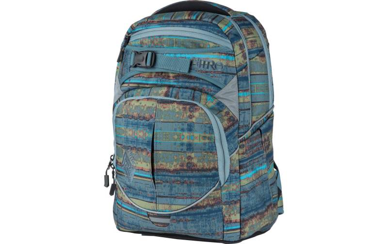 NITRO Schulrucksack »Superhero Frequency Blue«, Reflektoren von Nitro