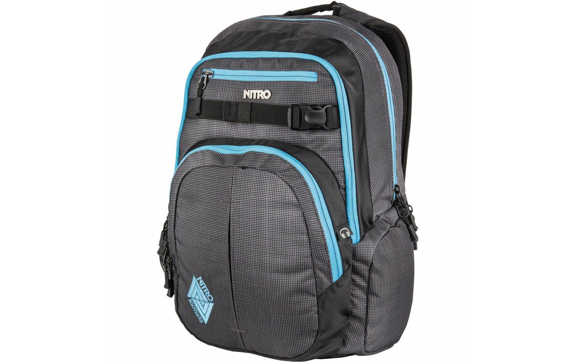 NITRO Schulrucksack »Chase - Blur - Blue Trims« von Nitro