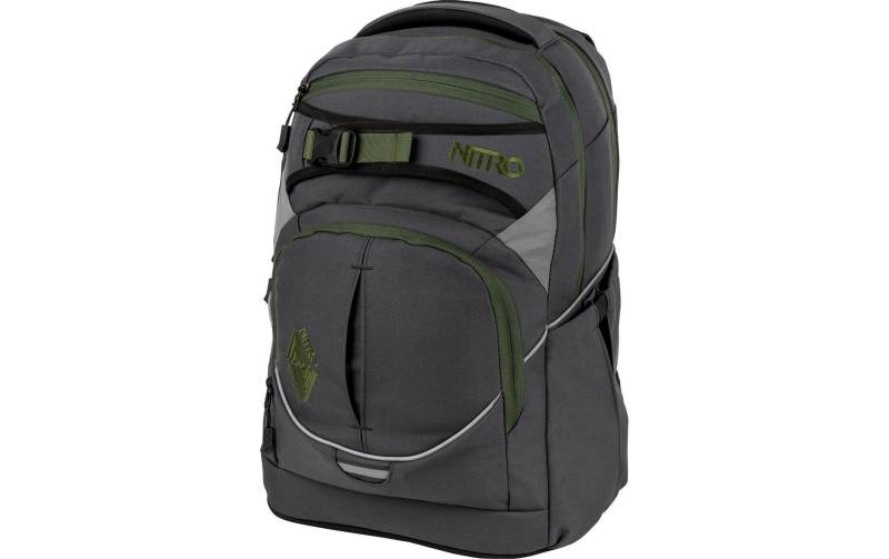 NITRO Schulrucksack »Superhero Pirate Black«, Reflektoren von Nitro