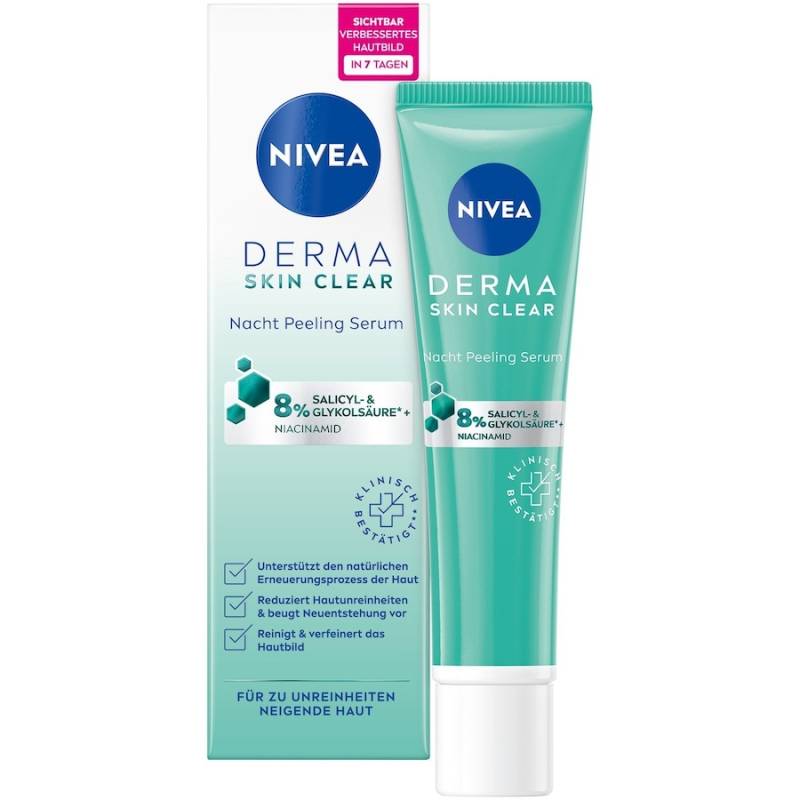 NIVEA  NIVEA Derma Skin Clear Nacht Peeling Serum gesichtspeeling 40.0 ml von Nivea