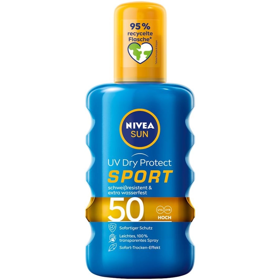 NIVEA NIVEA SUN NIVEA NIVEA SUN UV Dry Protect Sport Transparentes Spray LSF 50 sonnencreme 200.0 ml von Nivea