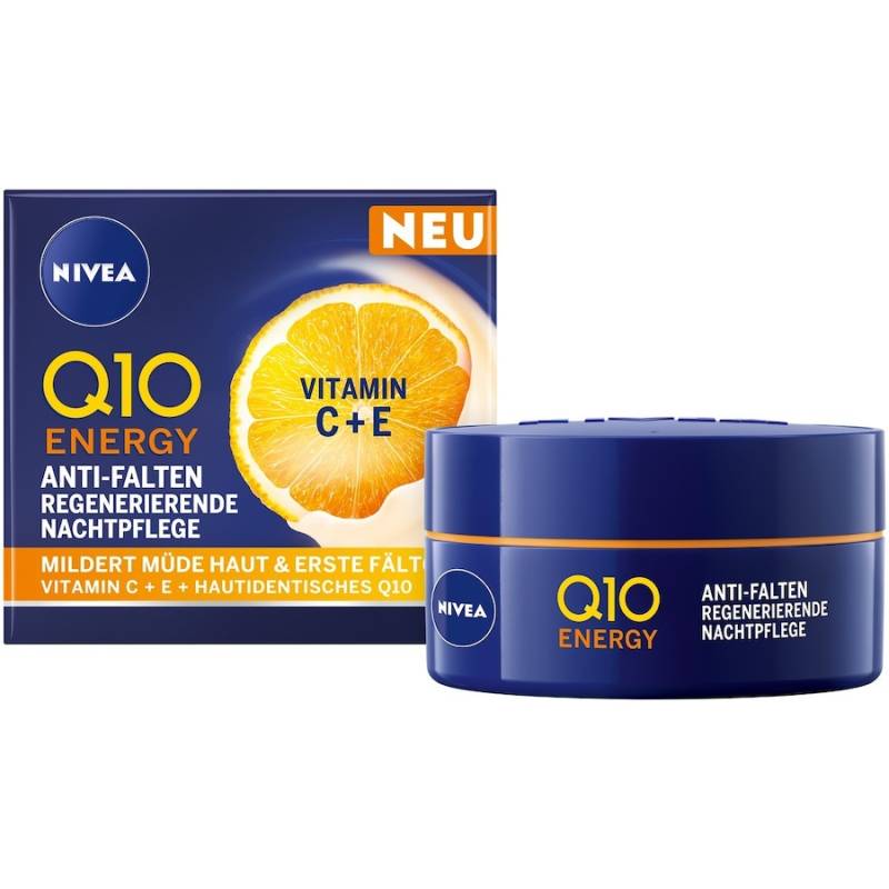 NIVEA  NIVEA Q10 ENERGY Anti-Falten Regenerierende Nachtpflege nachtcreme 50.0 ml von Nivea