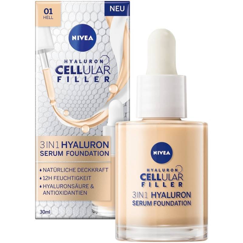 NIVEA  NIVEA Serum Mit Foundation 3in1 Hyaluron foundation 30.0 ml von Nivea