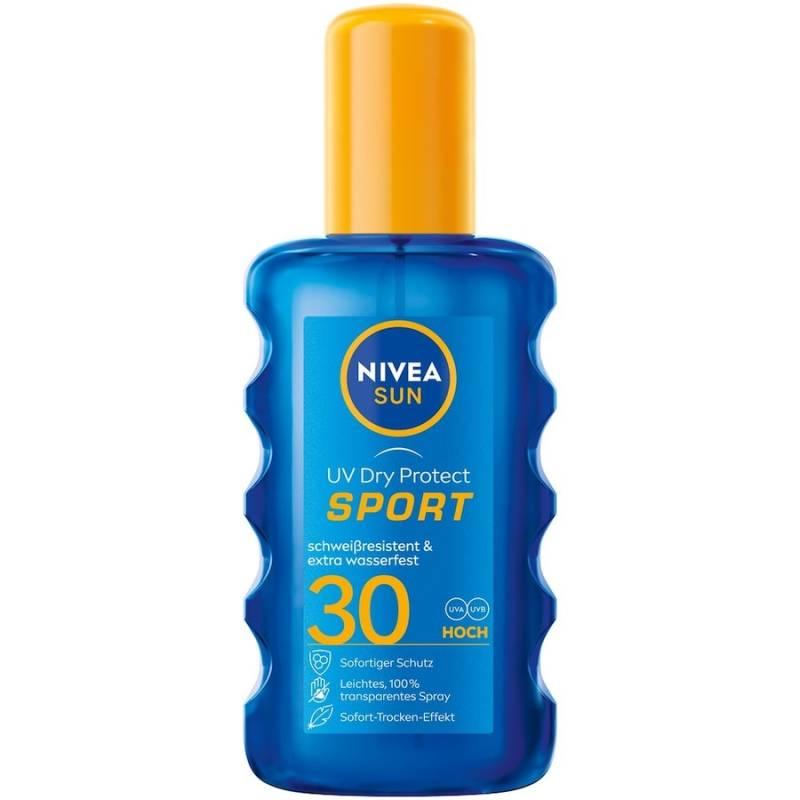 NIVEA  NIVEA UV Dry Protect Sport Transparentes Spray LSF 30 sonnencreme 200.0 ml von Nivea