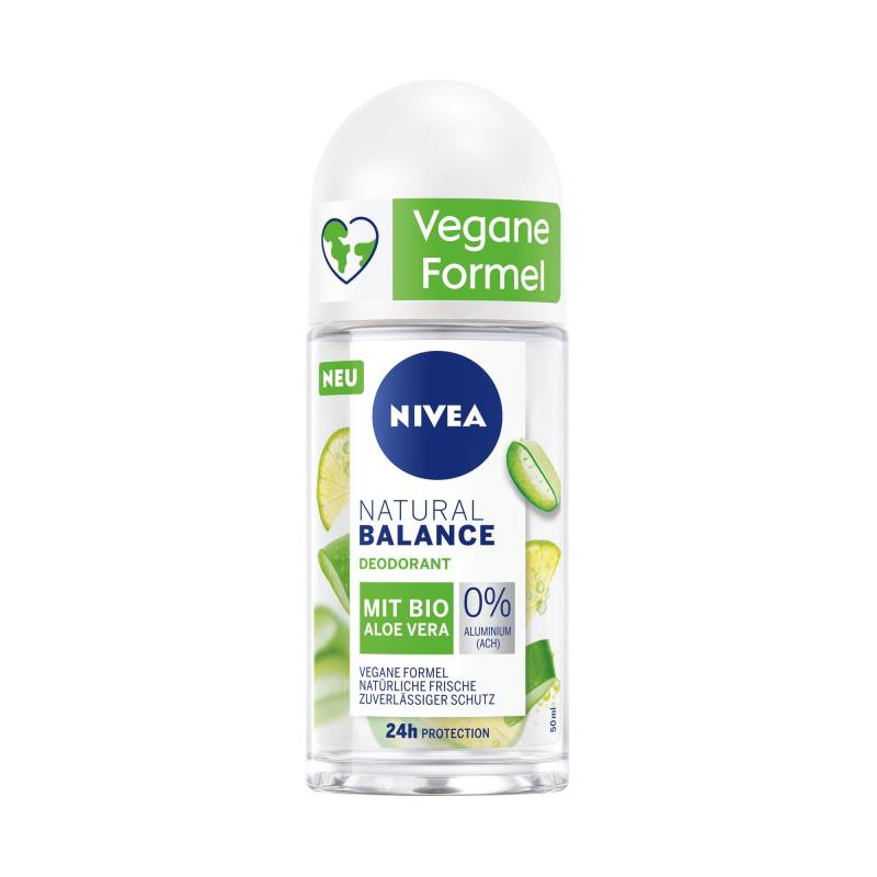 Deo Natural Balance Bio Aloe Vera Roll-on Female Damen  50ml von NIVEA