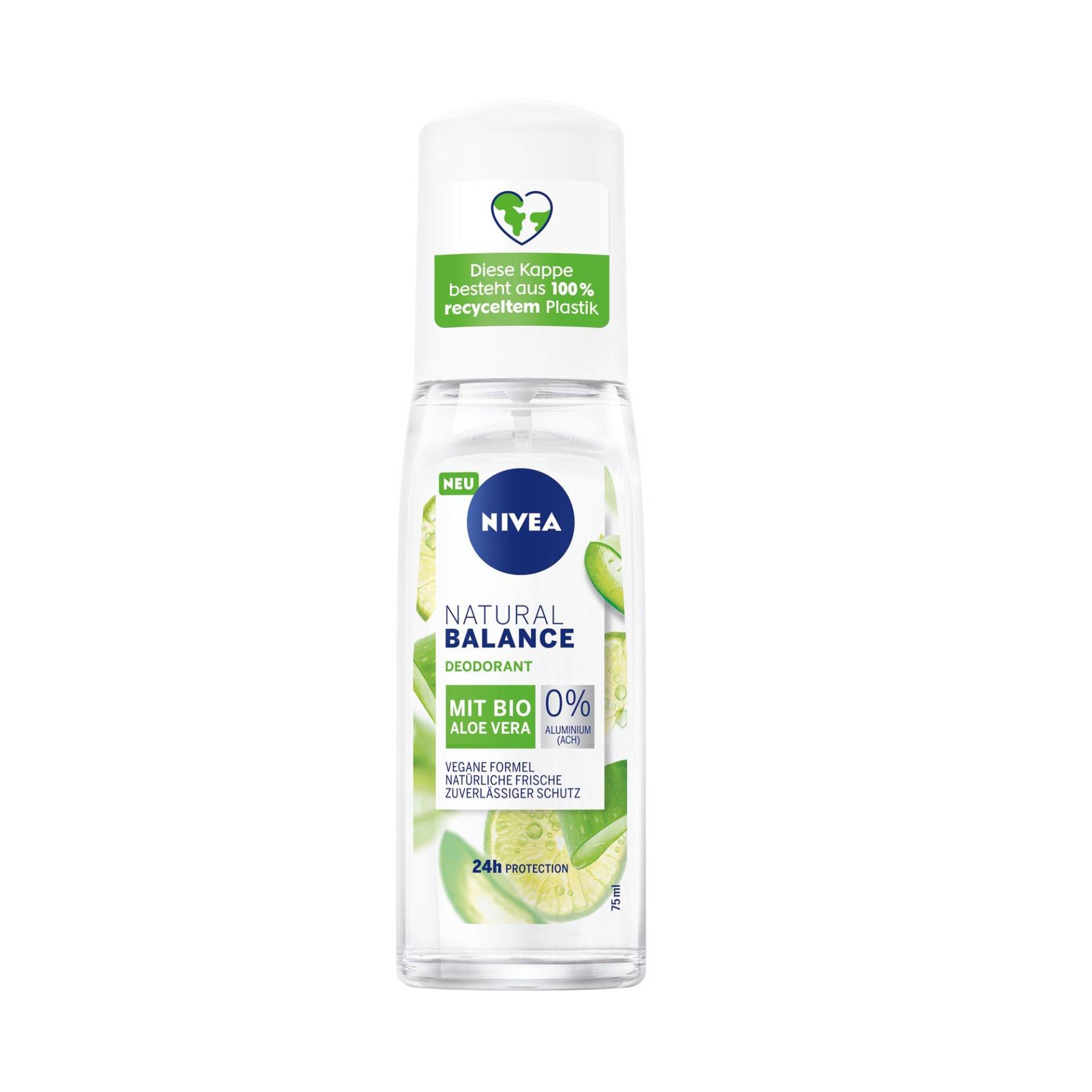 Deo Natural Balance Bio Aloe Vera Vapo Female Damen  75ml von NIVEA