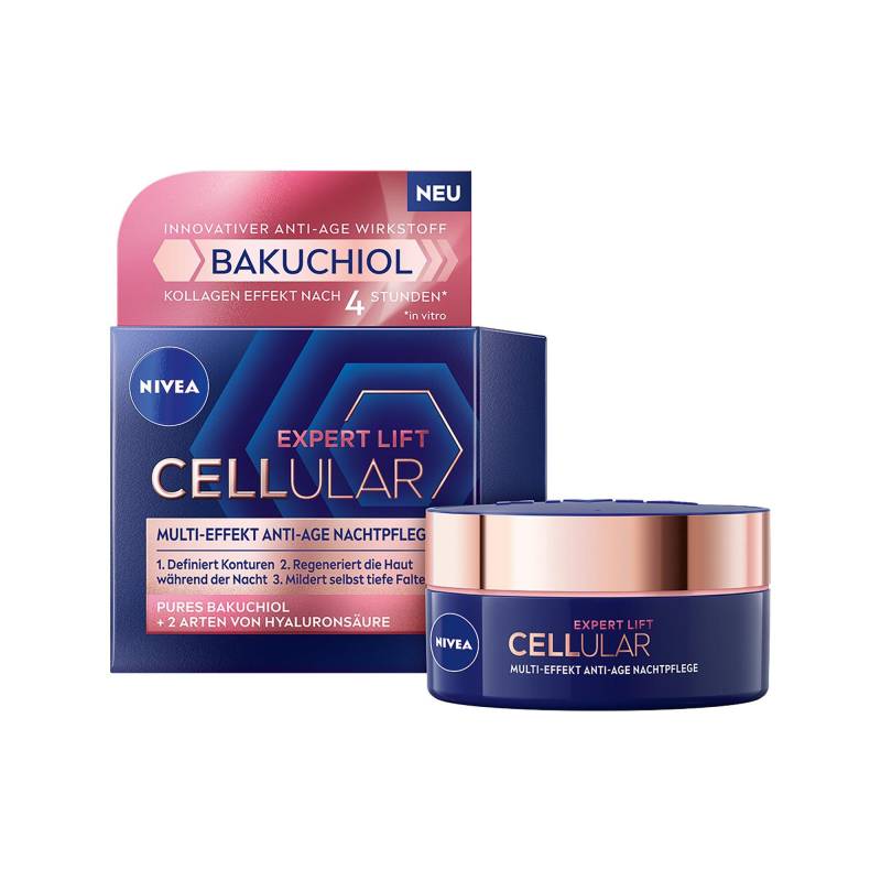 Face Hyaluron Cellular Filler + Elastizität Nachtpflege Damen  50ml von NIVEA