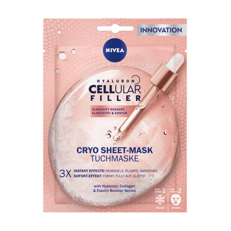 Nivea Hyaluron Cellular Filler Cryo Sheet-Mask von Nivea