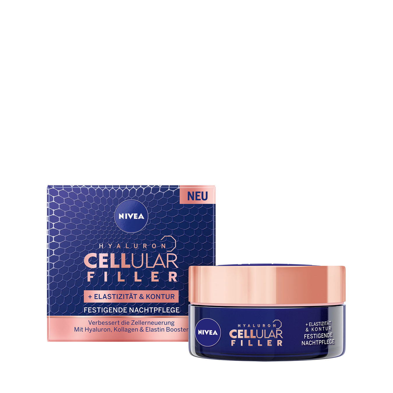 Nivea Hyaluron Cellular Filler Nachtcreme 50ml Herren von Nivea